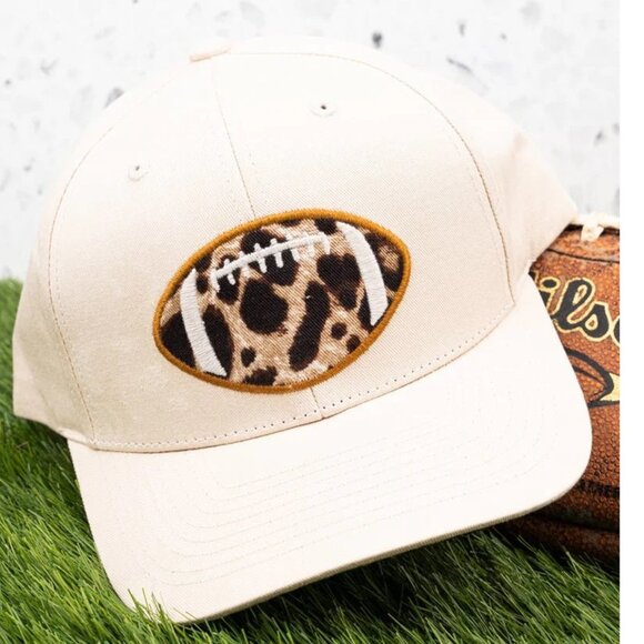 One Blessed Nana Accessories - NWT  BOUTIQUE   LEOPARD FOOTBALL GAMEDAY HAT